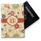 Fall Flowers Vinyl Passport Holder (Personalized)