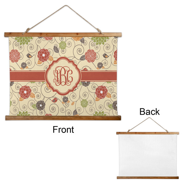 Fall Flowers Wall Hanging Tapestry - Landscape - APPROVAL