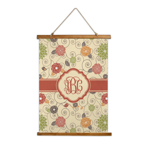 Custom Fall Flowers Wall Hanging Tapestry (Personalized)