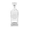 Fall Flowers Whiskey Decanter - 30oz Square - FRONT