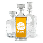 Fall Flowers Whiskey Decanter (Personalized)