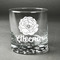 Fall Flowers Whiskey Glass - Front/Approval