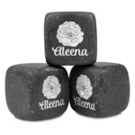 Fall Flowers Whiskey Stone Set - Set of 3 (Personalized)