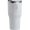 Fall Flowers White RTIC Tumbler - Front