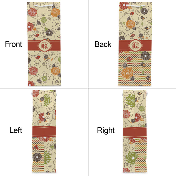 Fall Flowers Wine Gift Bag - Gloss - Approval