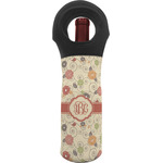 Fall Flowers Wine Tote Bag (Personalized)