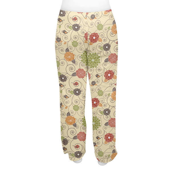 Fall Flowers Women's Pj on model - Back