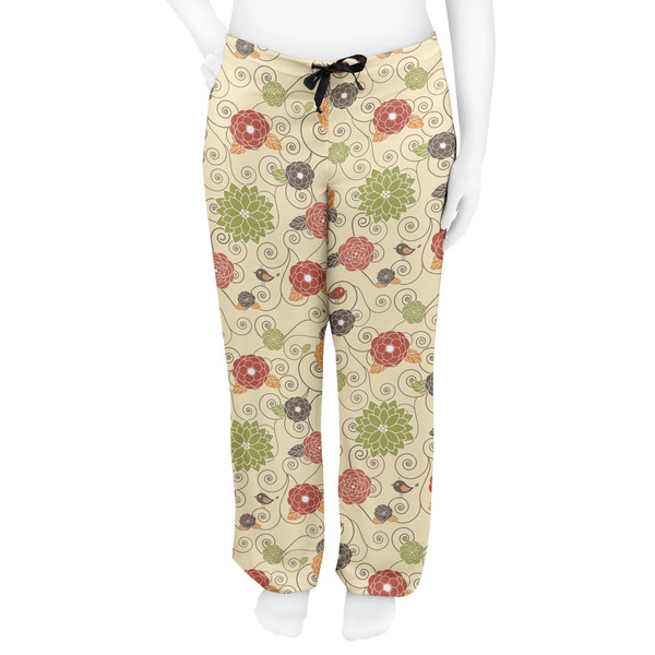 Fall Flowers Women's Pj on model - Front