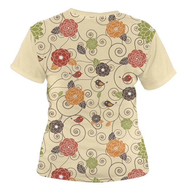 Fall Flowers Women's T-shirt Back