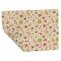 Fall Flowers Wrapping Paper Sheets - Double-Sided - 20" x 28" (Personalized)