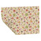 Fall Flowers Wrapping Paper Sheet - Double Sided - Folded