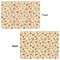 Fall Flowers Wrapping Paper Sheet - Double Sided - Front & Back