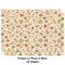 Fall Flowers Wrapping Paper Sheet - Double Sided - Front