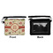 Fall Flowers Wristlet ID Cases - Front & Back