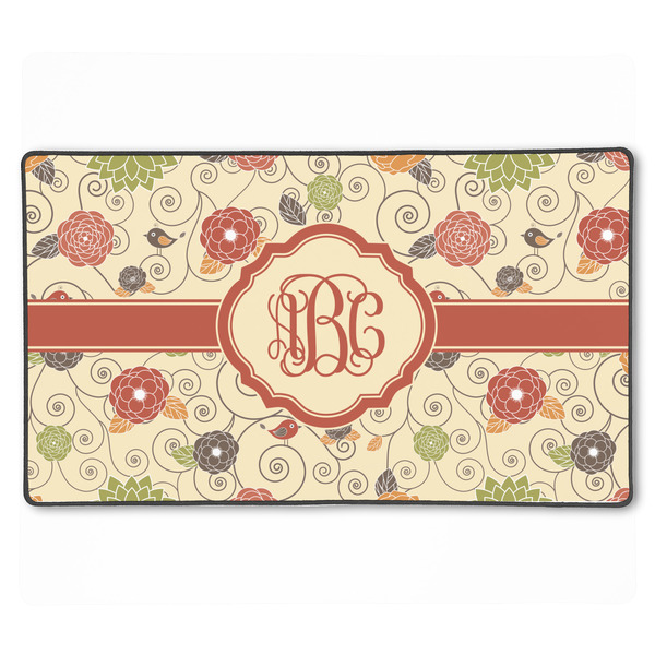 Custom Fall Flowers XXL Gaming Mouse Pad - 24" x 14" (Personalized)
