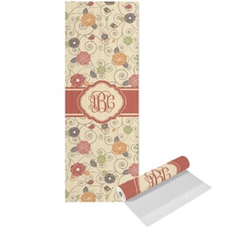 Fall Flowers Yoga Mat - Printed Front (Personalized)
