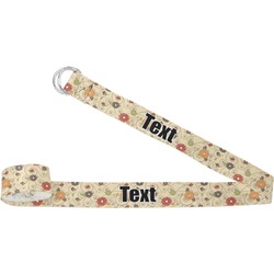 Fall Flowers Yoga Strap (Personalized)