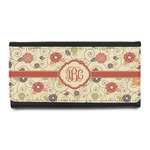 Fall Flowers Leatherette Ladies Wallet (Personalized)