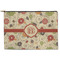 Fall Flowers Zipper Pouch Large (Front)