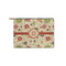 Fall Flowers Zipper Pouch Small (Front)