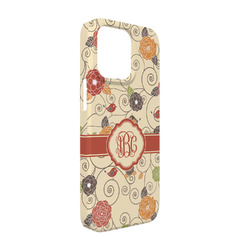 Fall Flowers iPhone Case - Plastic - iPhone 13 (Personalized)