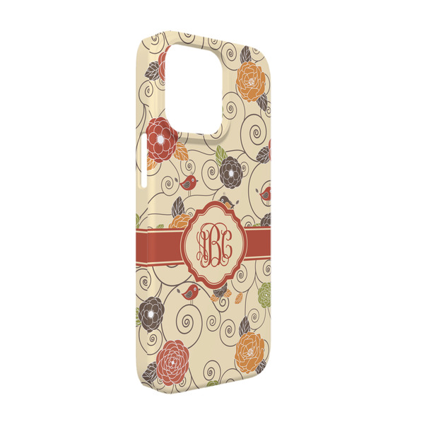 Custom Fall Flowers iPhone Case - Plastic - iPhone 13 (Personalized)