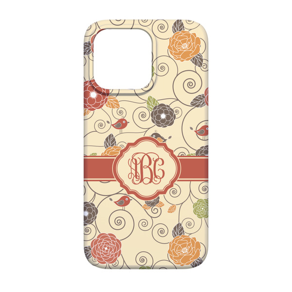 Fall Flowers iPhone 13 Case - Back