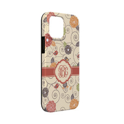 Fall Flowers iPhone Case - Rubber Lined - iPhone 13 Mini (Personalized)