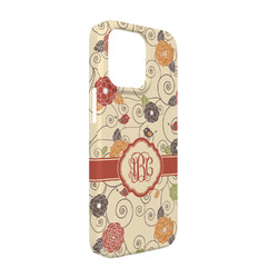 Fall Flowers iPhone Case - Plastic - iPhone 13 Pro (Personalized)