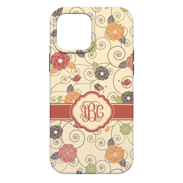 Fall Flowers iPhone 13 Pro Max Tough Case - Back