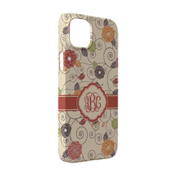 Fall Flowers iPhone Case - Plastic - iPhone 14 (Personalized)