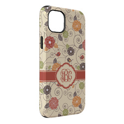 Fall Flowers iPhone Case - Rubber Lined - iPhone 14 Pro Max (Personalized)