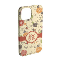 Fall Flowers iPhone Case - Plastic - iPhone 15 (Personalized)