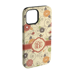 Fall Flowers iPhone Case - Rubber Lined - iPhone 15 Pro (Personalized)