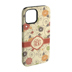 Fall Flowers iPhone Case - Rubber Lined - iPhone 15 (Personalized)