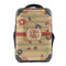 Chevron & Fall Flowers 15" Backpack - FRONT