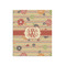Chevron & Fall Flowers Poster - Matte - 20x24 (Personalized)