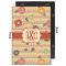 Chevron & Fall Flowers 20x30 Wood Print - Front & Back View