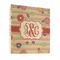 Chevron & Fall Flowers 3 Ring Binder - Full Wrap - 1" (Personalized)