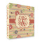 Chevron & Fall Flowers 3 Ring Binders - Full Wrap - 2" - FRONT