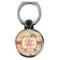 Chevron & Fall Flowers Cell Phone Ring Stand & Holder (Personalized)