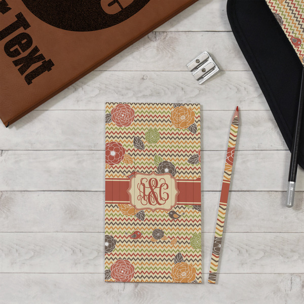 Chevron & Fall Flowers Colored Pencils - In Context