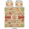 Chevron & Fall Flowers Comforter Set - Queen - Approval