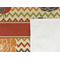 Chevron & Fall Flowers Cooling Towel- Detail