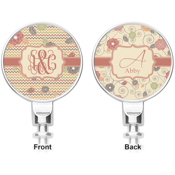 Chevron & Fall Flowers Corkscrew - Apvl