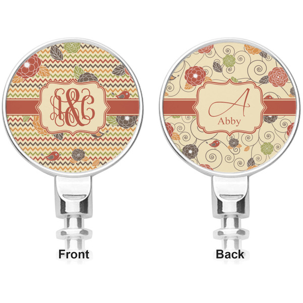 Chevron & Fall Flowers Corkscrew - Apvl