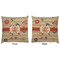 Chevron & Fall Flowers Decorative Pillow Case - Approval