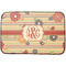 Chevron & Fall Flowers Dish Drying Mat (Personalized)