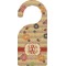 Chevron & Fall Flowers Door Hanger (Personalized)