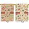 Chevron & Fall Flowers Garden Flags - Large - Double Sided - APPROVAL